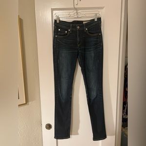 Rag & Bone Dark Wash Skinny Jean